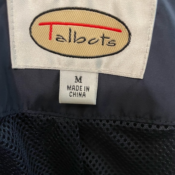 Talbots Navy Rain Jacket - Picture 9 of 11
